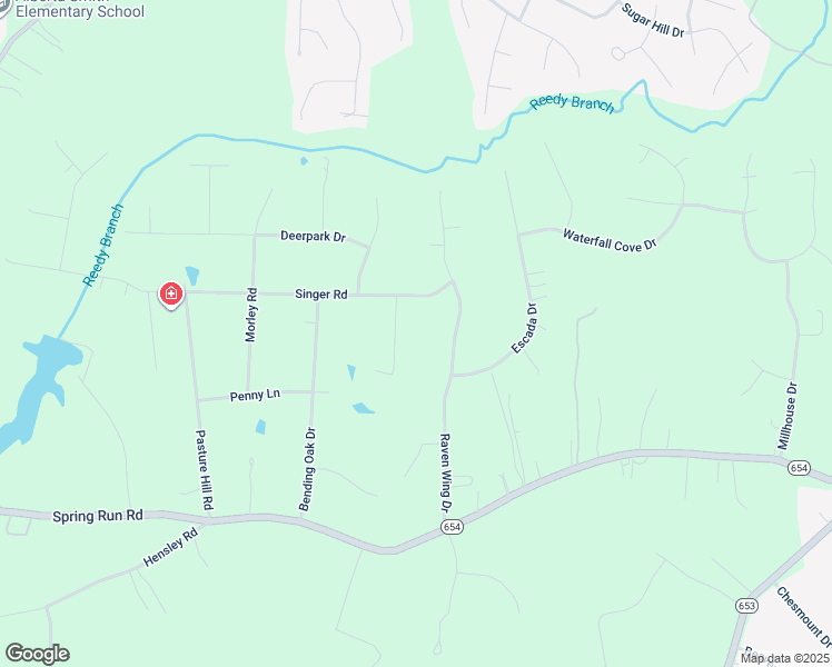 map of restaurants, bars, coffee shops, grocery stores, and more near 9621 Old Chestnut Drive in Midlothian