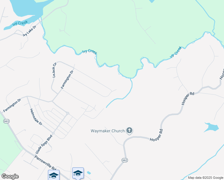 map of restaurants, bars, coffee shops, grocery stores, and more near 942 Leander Drive in Forest