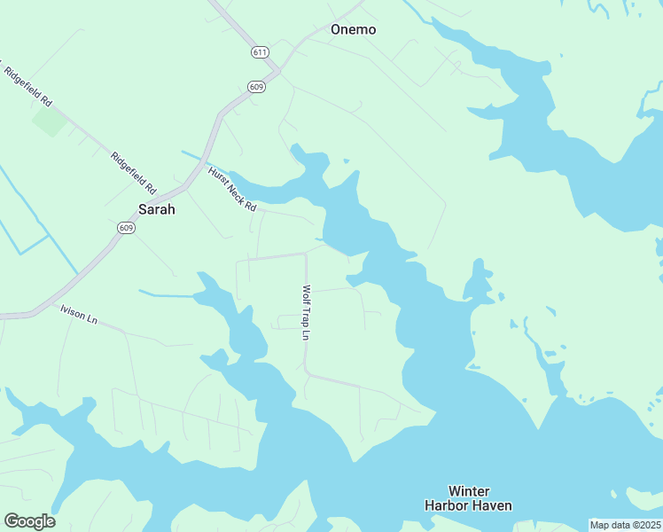 map of restaurants, bars, coffee shops, grocery stores, and more near 289 Wolf Trap Lane in Onemo