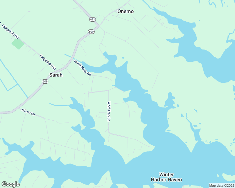 map of restaurants, bars, coffee shops, grocery stores, and more near 289 Wolf Trap Lane in Onemo