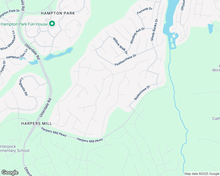 map of restaurants, bars, coffee shops, grocery stores, and more near 8219 Spiral Drive in Chesterfield
