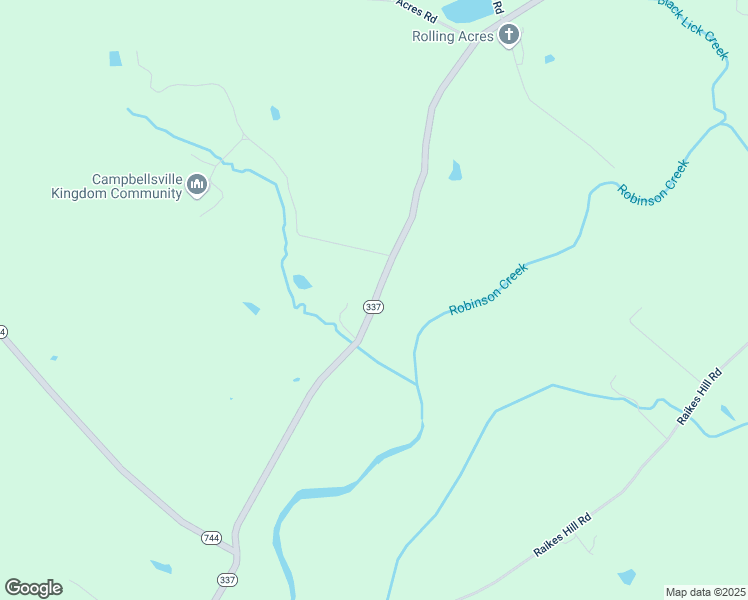 map of restaurants, bars, coffee shops, grocery stores, and more near 1101-1285 Bradfordsville Road in Elk Horn