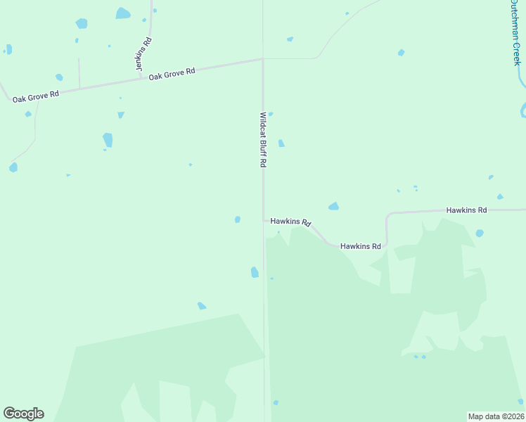 map of restaurants, bars, coffee shops, grocery stores, and more near Wildcat Bluff Road in Johnson County