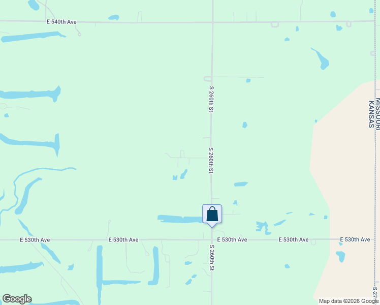 map of restaurants, bars, coffee shops, grocery stores, and more near East 533rd Avenue in Pittsburg