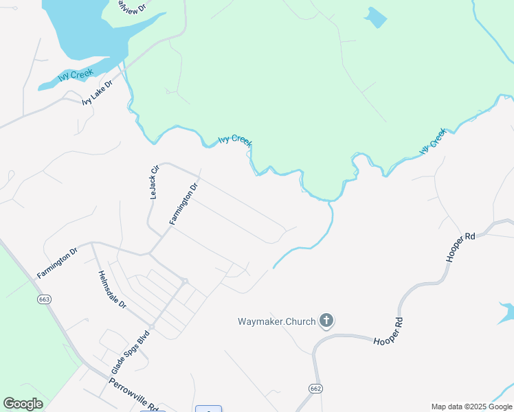 map of restaurants, bars, coffee shops, grocery stores, and more near 1658 LeJack Circle in Forest