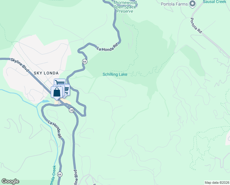 map of restaurants, bars, coffee shops, grocery stores, and more near 950 Espinosa Road in Woodside