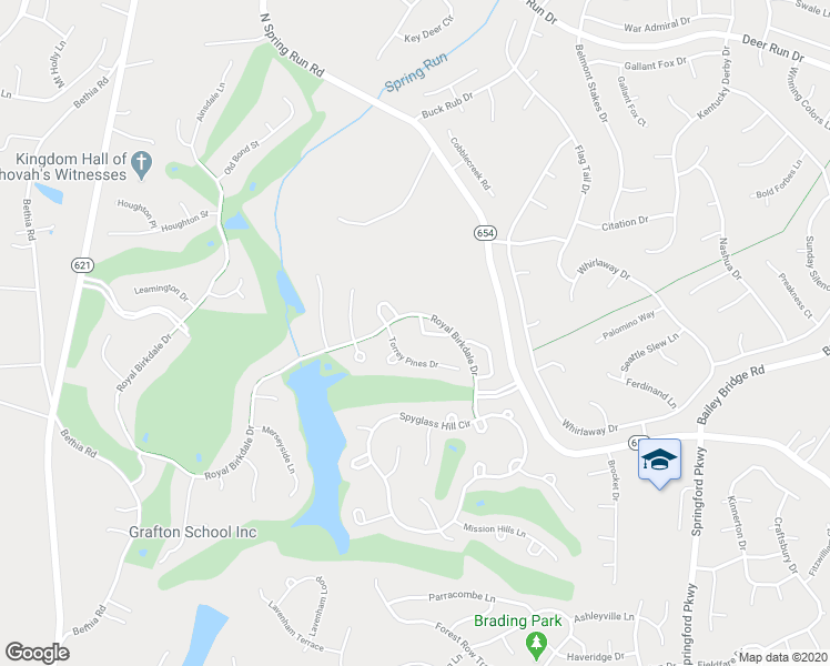 map of restaurants, bars, coffee shops, grocery stores, and more near 13843 Ashbourne Hollow Circle in Chesterfield