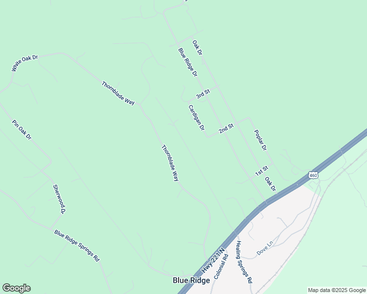 map of restaurants, bars, coffee shops, grocery stores, and more near 479 Fields Avenue in Blue Ridge