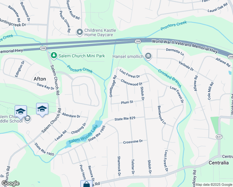 map of restaurants, bars, coffee shops, grocery stores, and more near 5308 Greatbridge Terrace in Richmond