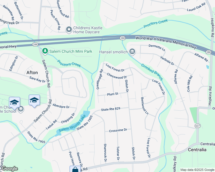 map of restaurants, bars, coffee shops, grocery stores, and more near 5302 Greatbridge Terrace in Richmond