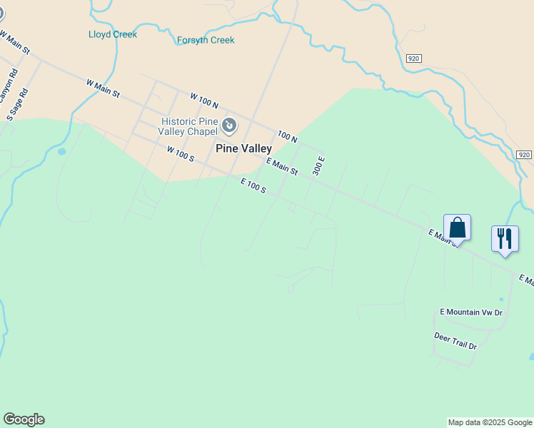 map of restaurants, bars, coffee shops, grocery stores, and more near 174 South 200 East in Washington