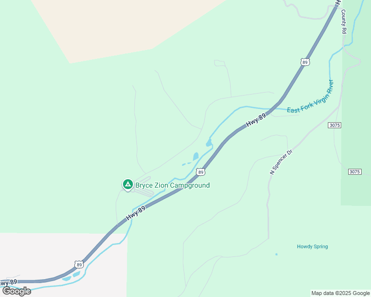 map of restaurants, bars, coffee shops, grocery stores, and more near East Pink Cliffs Road in Kane County