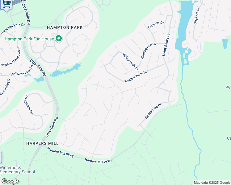 map of restaurants, bars, coffee shops, grocery stores, and more near 8112 Hartridge Drive in Chesterfield