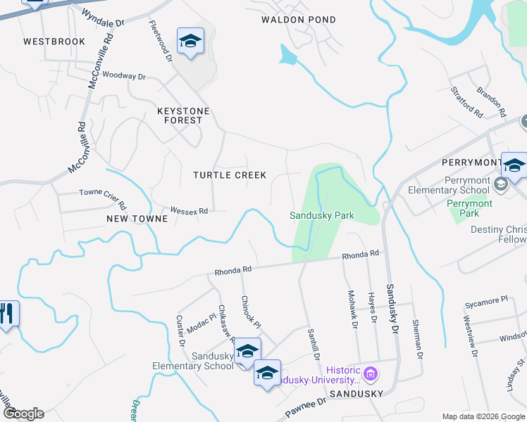 map of restaurants, bars, coffee shops, grocery stores, and more near 229 Dove Ct in Lynchburg