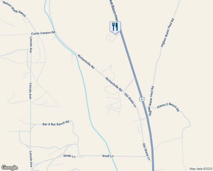 map of restaurants, bars, coffee shops, grocery stores, and more near 1719 Richardville Road in Alamo