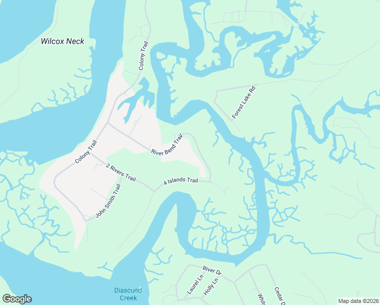 map of restaurants, bars, coffee shops, grocery stores, and more near 15625 River Bend Trail in Lanexa