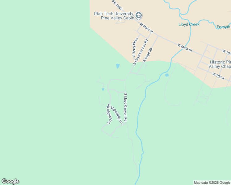 map of restaurants, bars, coffee shops, grocery stores, and more near 781 Hillside Drive in Pine Valley