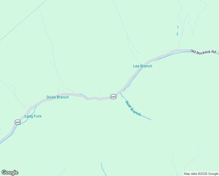 map of restaurants, bars, coffee shops, grocery stores, and more near 4495 Old Rocklick Road in Big Rock