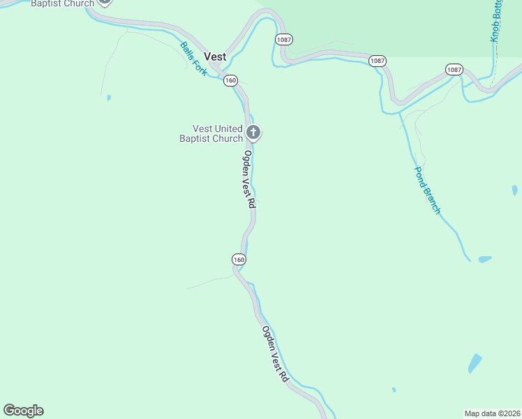 map of restaurants, bars, coffee shops, grocery stores, and more near 26 Fugate Drive in Vest