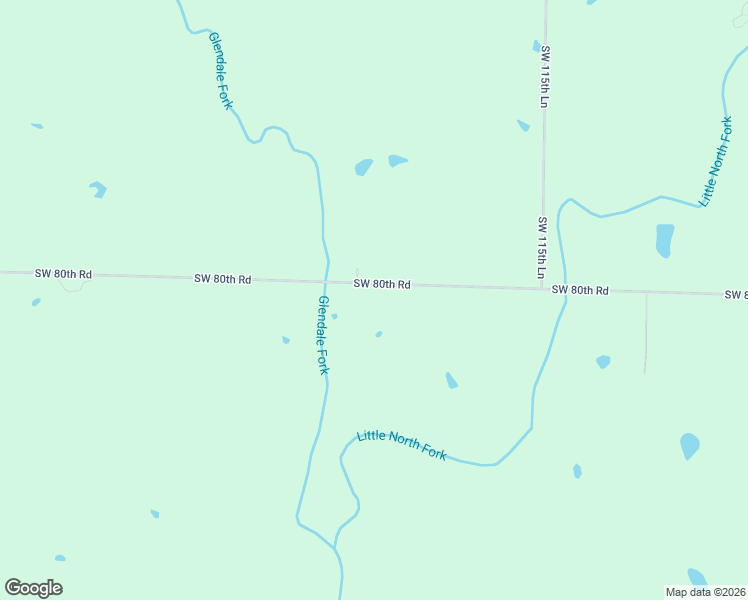 map of restaurants, bars, coffee shops, grocery stores, and more near 1192 Southwest 80th Road in Asbury