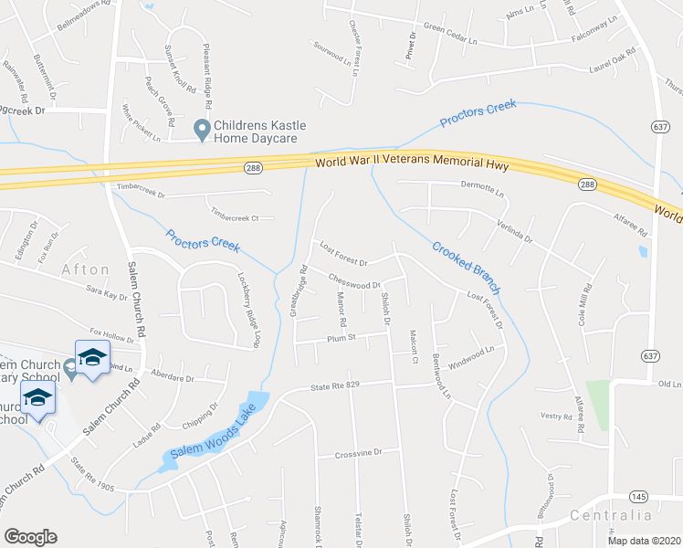 map of restaurants, bars, coffee shops, grocery stores, and more near 5300 Chesswood Drive in Richmond