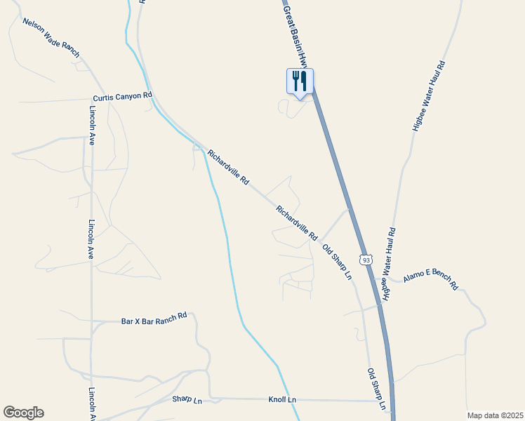 map of restaurants, bars, coffee shops, grocery stores, and more near 1719 Richardville Road in Alamo