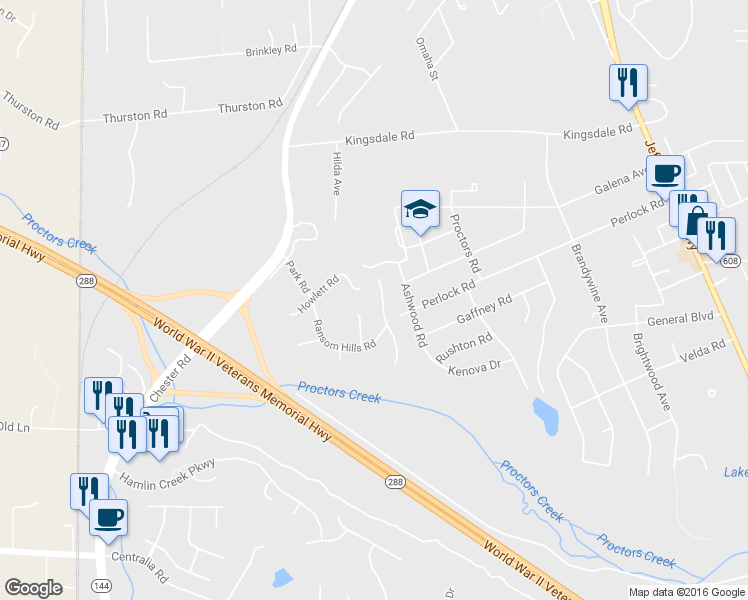 map of restaurants, bars, coffee shops, grocery stores, and more near 9622 Ransom Hills Terrace in Richmond