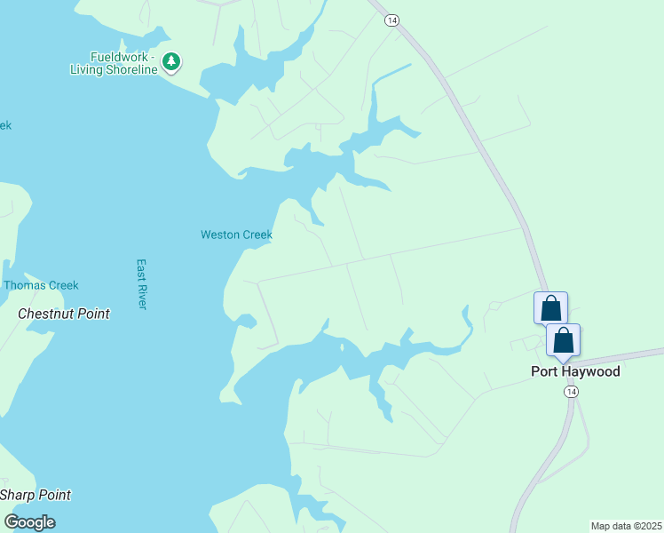 map of restaurants, bars, coffee shops, grocery stores, and more near Brighton Lane in Port Haywood