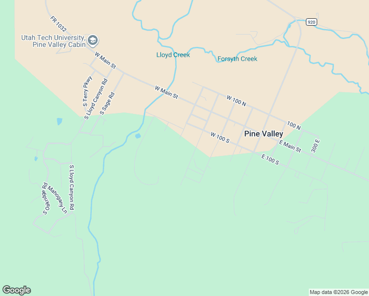 map of restaurants, bars, coffee shops, grocery stores, and more near 220 South 300 West in Pine Valley