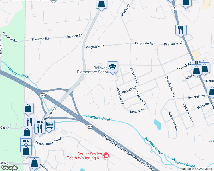 map of restaurants, bars, coffee shops, grocery stores, and more near 9604 Ransom Hills Terrace in Richmond