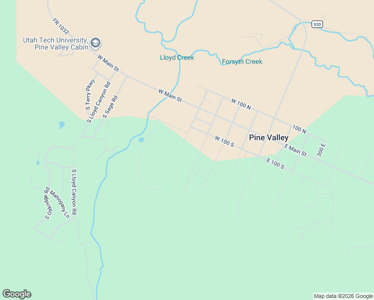map of restaurants, bars, coffee shops, grocery stores, and more near 220 South 300 West in Pine Valley