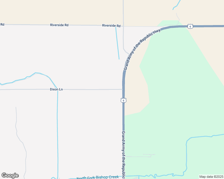 map of restaurants, bars, coffee shops, grocery stores, and more near 53 Dixon Lane in Bishop
