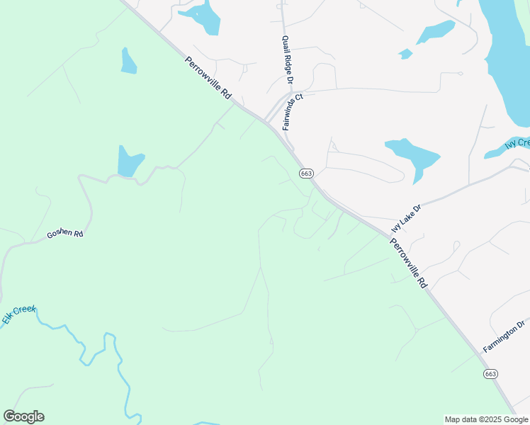 map of restaurants, bars, coffee shops, grocery stores, and more near 1229 Chestnut Grove Drive in Forest