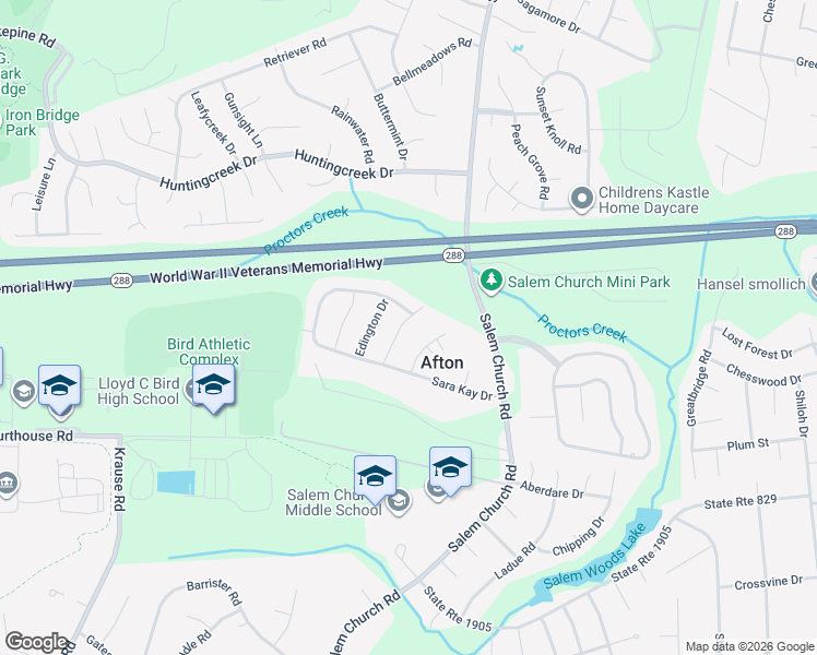 map of restaurants, bars, coffee shops, grocery stores, and more near 9320 Wareham Place in Richmond