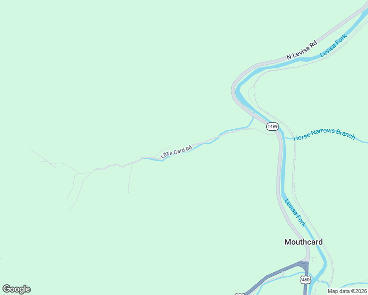 map of restaurants, bars, coffee shops, grocery stores, and more near 213-695 Little Card Road in Mouthcard