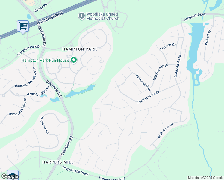 map of restaurants, bars, coffee shops, grocery stores, and more near 15913 Twisted Cedar Drive in Chesterfield