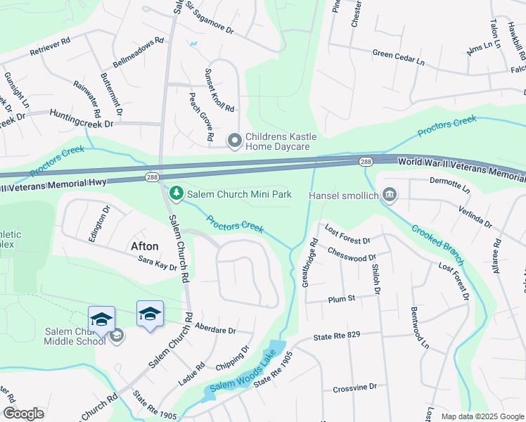 map of restaurants, bars, coffee shops, grocery stores, and more near 5117 Timbercreek Court in Richmond