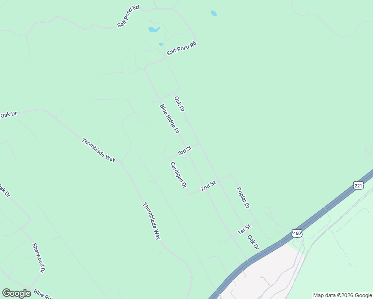 map of restaurants, bars, coffee shops, grocery stores, and more near State Route 1512 in Blue Ridge