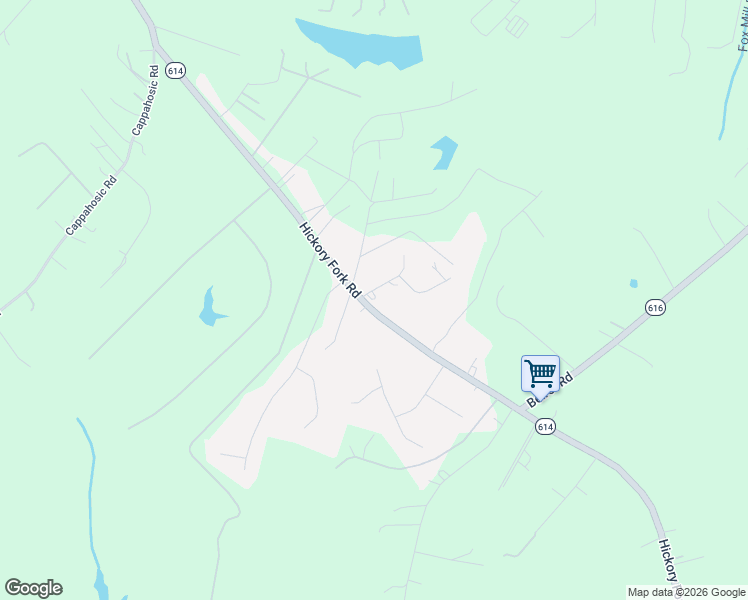 map of restaurants, bars, coffee shops, grocery stores, and more near 6500 Walter Reed Drive in Gloucester