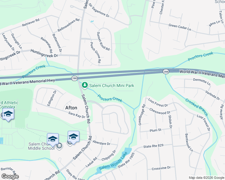 map of restaurants, bars, coffee shops, grocery stores, and more near 5203 Timbercreek Drive in Richmond
