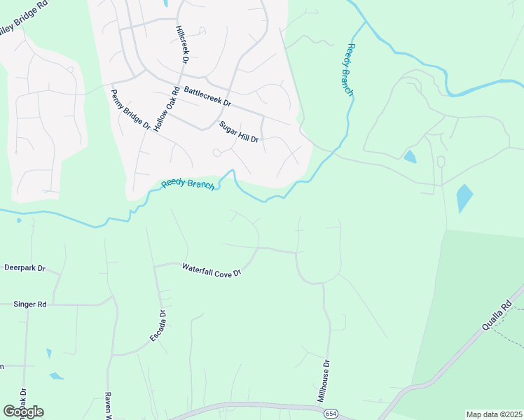 map of restaurants, bars, coffee shops, grocery stores, and more near 12306 Waterfall Cove Court in Chesterfield