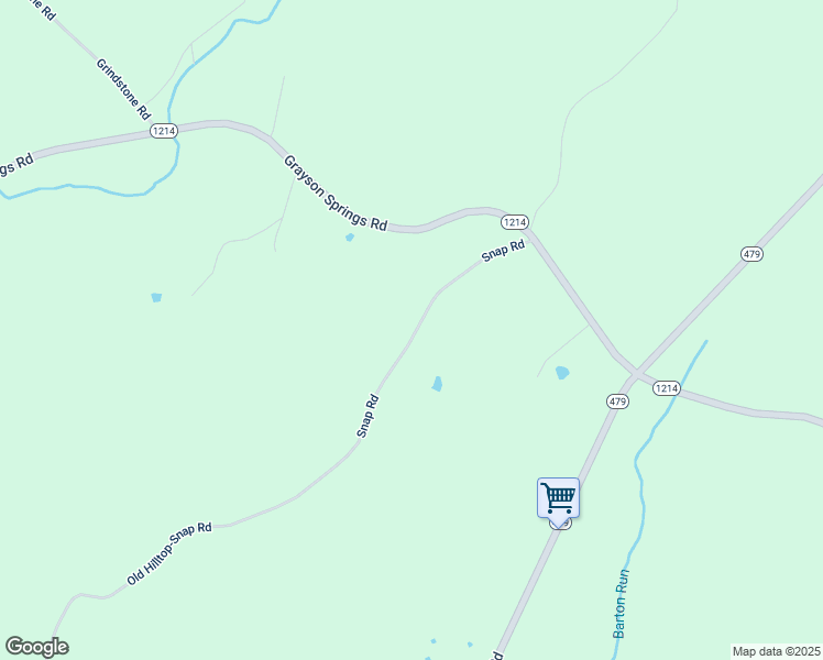 map of restaurants, bars, coffee shops, grocery stores, and more near 395 Snap Road in Clarkson