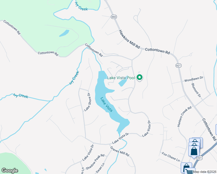 map of restaurants, bars, coffee shops, grocery stores, and more near 3121 Spinnaker Point in Forest