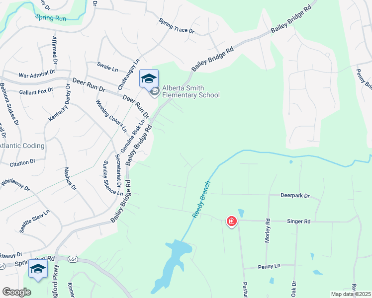 map of restaurants, bars, coffee shops, grocery stores, and more near 13230 Bucktail Court in Midlothian