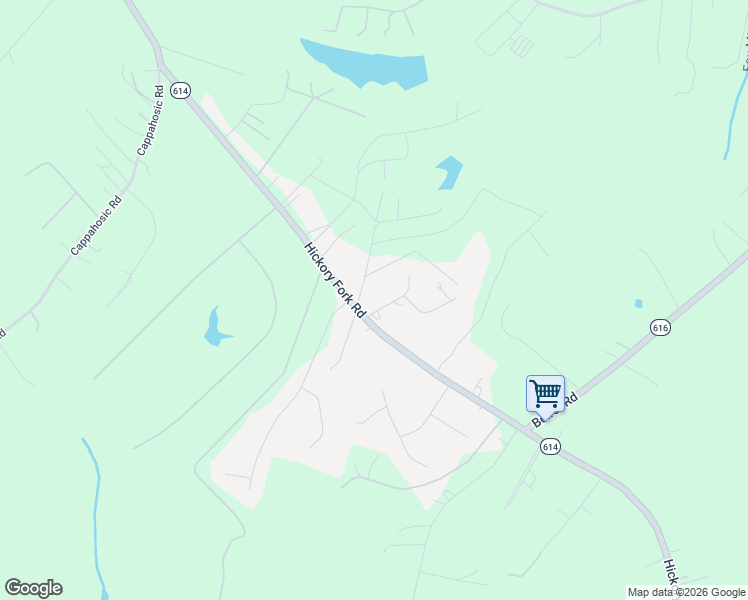 map of restaurants, bars, coffee shops, grocery stores, and more near 6500 Walter Reed Drive in Gloucester