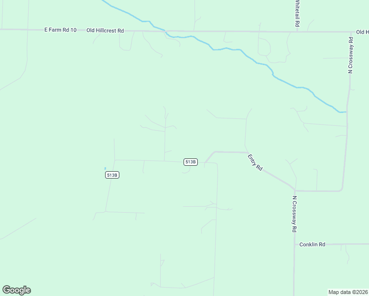 map of restaurants, bars, coffee shops, grocery stores, and more near County Road 513B in Fair Grove