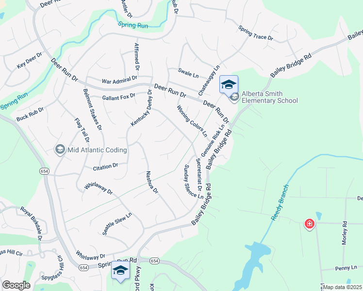 map of restaurants, bars, coffee shops, grocery stores, and more near 7713 Bold Forbes Lane in Midlothian