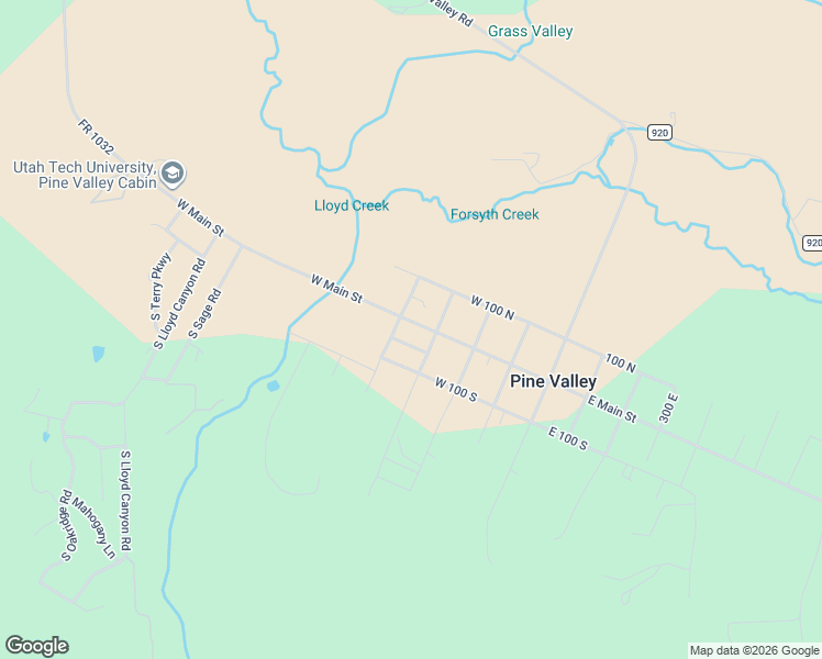 map of restaurants, bars, coffee shops, grocery stores, and more near 375 West Main Street in Pine Valley