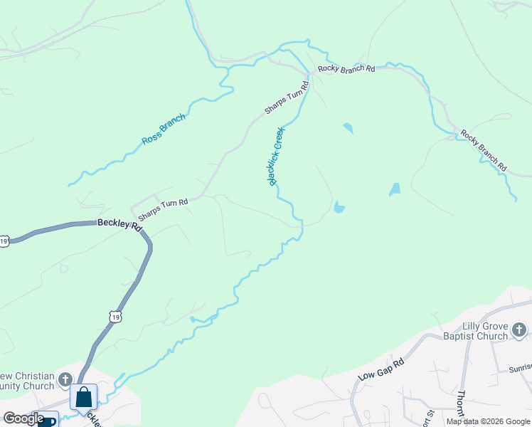 map of restaurants, bars, coffee shops, grocery stores, and more near Morgan Cove Road in Mercer County