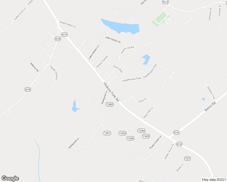 map of restaurants, bars, coffee shops, grocery stores, and more near 3731 Hickory Fork Road in Gloucester Courthouse